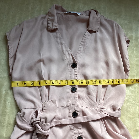 ZARA BUTTON DOWN TUNIC DRESS - Picture 3 of 16